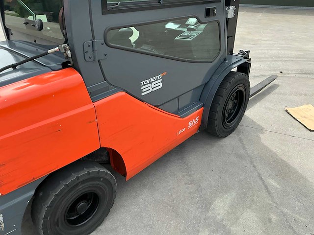 2019 toyota 8fgjf35 vorkheftruck met weeg systeem - afbeelding 103 van  105