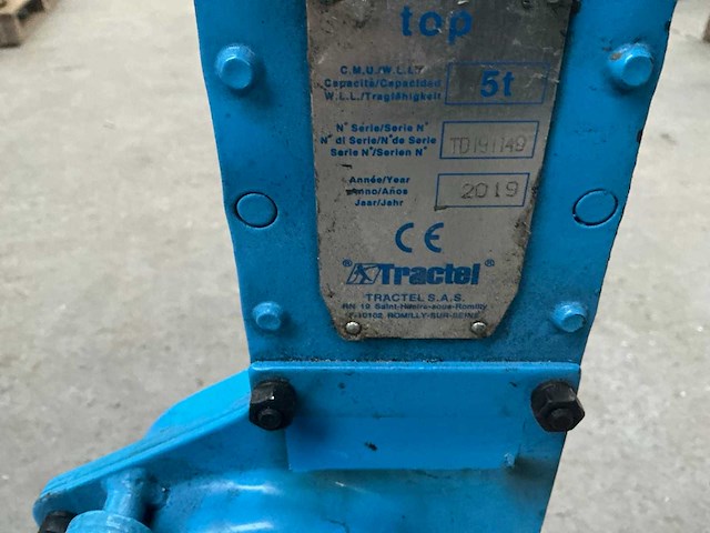 2019 tractel td 191149 domme kracht - afbeelding 5 van  5