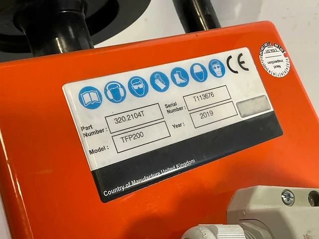 2019 trelawny tfp200 230v vloerfreesmachine - afbeelding 5 van  6