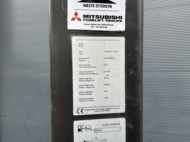 2019 uni carriers a/160sdtfvjn540 reachtruck - afbeelding 4 van  24