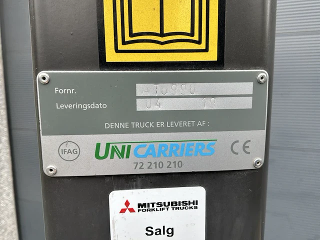 2019 uni carriers a/160sdtfvjn540 reachtruck - afbeelding 5 van  24