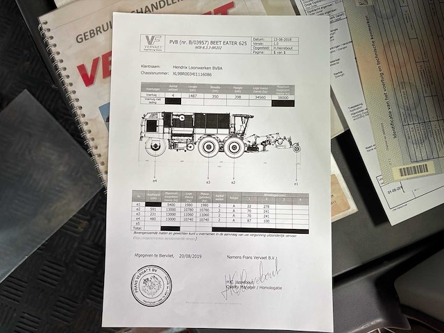 2019 vervaet beet eater 625 (be625) bietenrooier - afbeelding 52 van  56