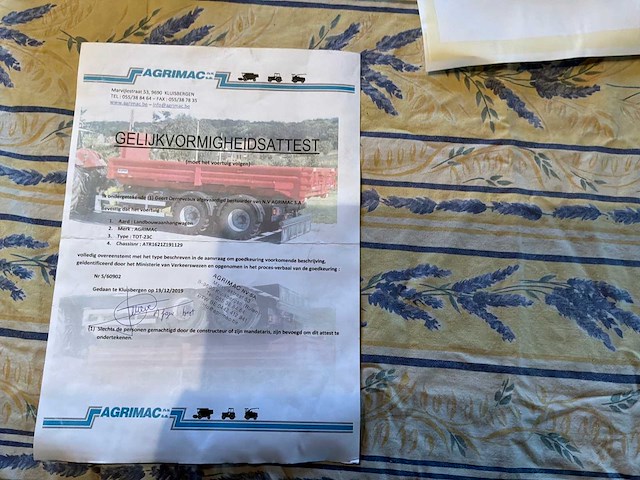 2019 vervoerstrailer - afbeelding 18 van  25