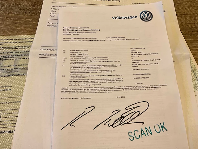 2019 volkswagen - crafter pick-up (open laadbak) - bedrijfswagen - afbeelding 35 van  42