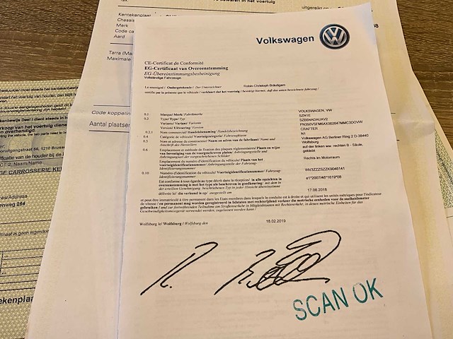 2019 volkswagen - crafter pick-up (open laadbak) - bedrijfswagen - afbeelding 31 van  38