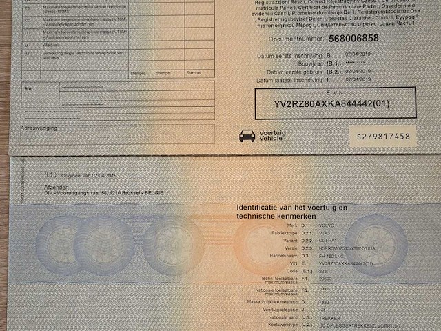 2019 volvo fh 460lng globe trucker - euro 6 - airco - afbeelding 29 van  47