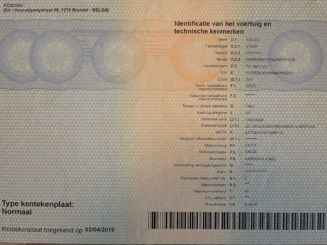 2019 volvo fh 460lng globe trucker - euro 6 - airco - afbeelding 31 van  47