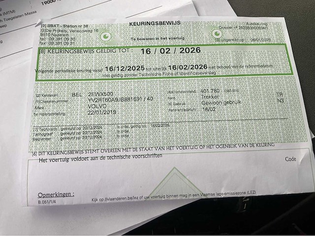 2019 volvo fh540 - afbeelding 39 van  47