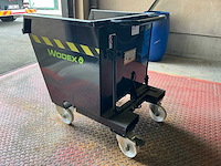 2019 wodex lt0280/a7572b verrijdbaar kiepcontainer - afbeelding 2 van  4