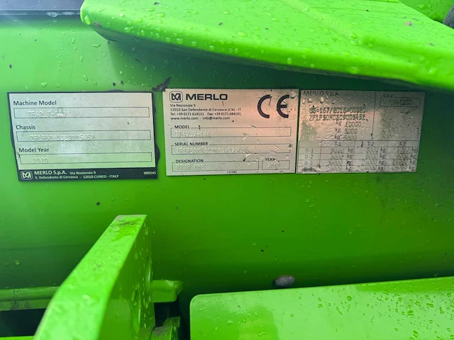 2020 - merlo - tf42.7-140 - telescopic handlers - afbeelding 9 van  17