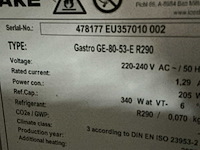 2020 ake gastro ge-80-53-e r290 koelvitrine - afbeelding 7 van  8