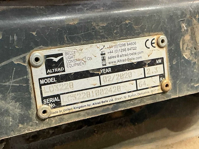 2020 altrad belle pclx 320 trilplaat 11kn benzine - afbeelding 6 van  7