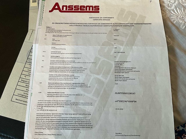 2020 anssems amt1 - aanhangwagen - afbeelding 6 van  15
