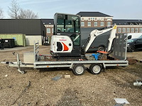 2020 bobcat e19 rupsgraafmachine met machinetransporter (2021) - afbeelding 2 van  31