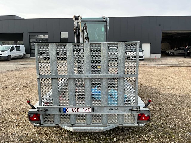 2020 bobcat e19 rupsgraafmachine met machinetransporter (2021) - afbeelding 4 van  31