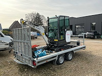 2020 bobcat e19 rupsgraafmachine met machinetransporter (2021) - afbeelding 1 van  31