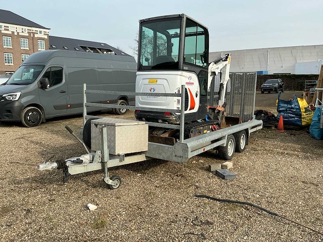 2020 bobcat e19 rupsgraafmachine met machinetransporter (2021) - afbeelding 31 van  31