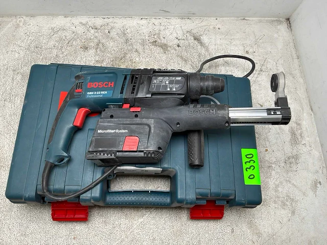 2020 bosch gbh 2-23 rea boorhamer 710w sds-plus met stofafzuiging - afbeelding 2 van  4