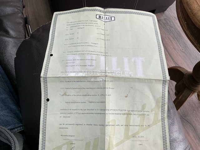 2020 bullit dax heritage 50 motorfiets - afbeelding 12 van  12