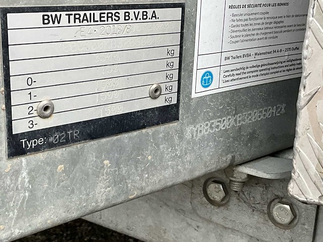 2020 bw 350 kbv kipaanhangwagen - afbeelding 19 van  44
