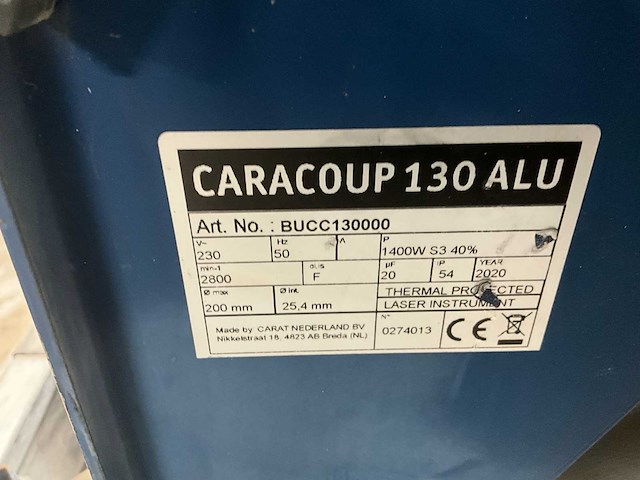2020 carat caracoup 130 zaagtafel grote keramische tegels - functioneel - afbeelding 6 van  9