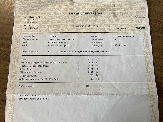 2020 citroën jumper - airco - trekhaak - afbeelding 49 van  55