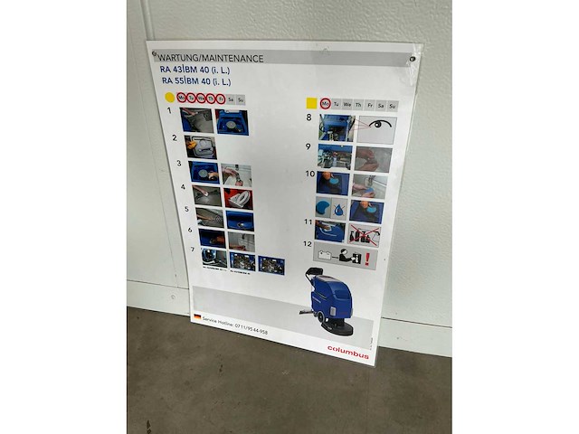 2020 columbus ra 43 b 40 il q d 17 vloerreiniger - afbeelding 3 van  11