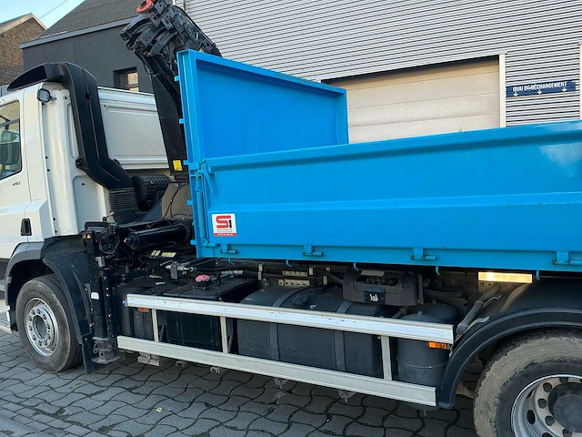 2020 daf cf 410 fan vrachtwagen + haakarm + laadkraan + container - afbeelding 3 van  72