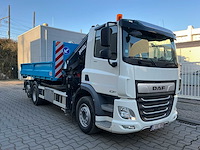 2020 daf cf 410 fan vrachtwagen + haakarm + laadkraan + container - afbeelding 23 van  72