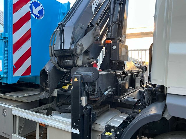 2020 daf cf 410 fan vrachtwagen + haakarm + laadkraan + container - afbeelding 36 van  72