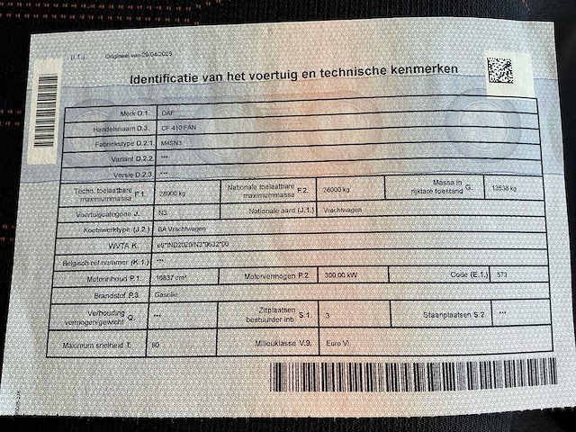 2020 daf cf 410 fan vrachtwagen + haakarm + laadkraan + container - afbeelding 46 van  72