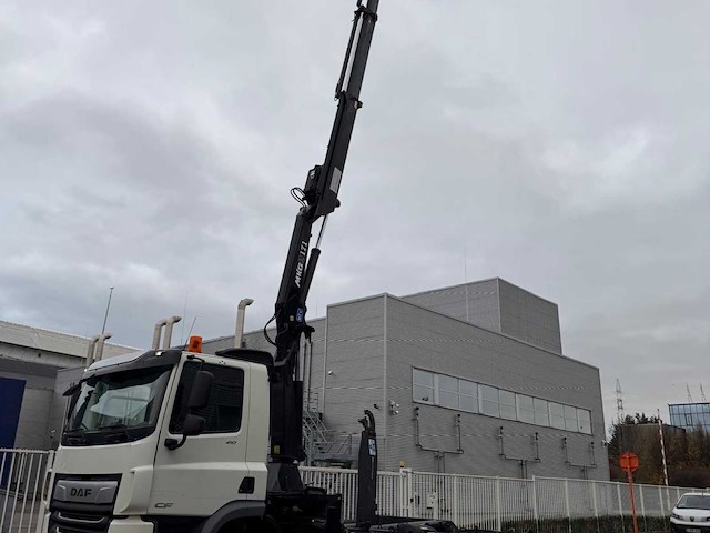 2020 daf cf 410 fan vrachtwagen + haakarm + laadkraan + container - afbeelding 55 van  72