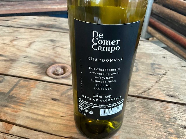 2020 de comer campo chardonnay witte wijn 75 cl. (150x) - afbeelding 4 van  6