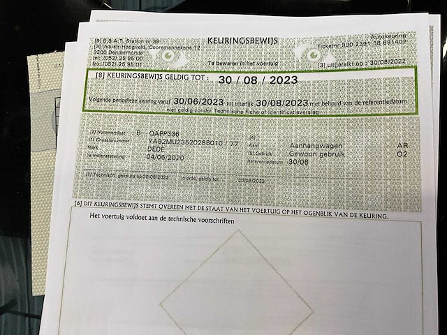 2020 dede tandem aanhangwagen - afbeelding 9 van  20