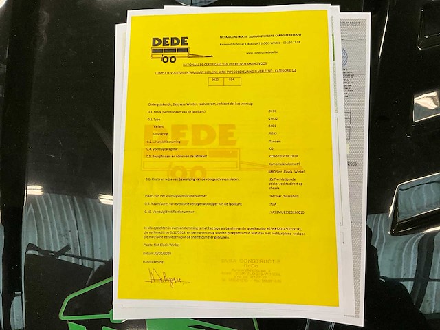 2020 dede tandem aanhangwagen - afbeelding 11 van  20