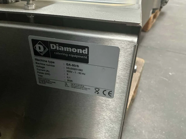 2020 diamond ga-80/s vacuümmachine - afbeelding 5 van  5