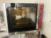 2020 diamond professional convectie / forced air oven met bevochtiging diamond turbo line cge611-bp professional oven – 6 niveaus – 7,9 kw – 400 v – roestvrij staal – gemaakt in italië - afbeelding 2 van  6
