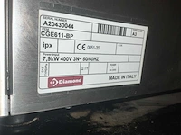 2020 diamond professional convectie / forced air oven met bevochtiging diamond turbo line cge611-bp professional oven – 6 niveaus – 7,9 kw – 400 v – roestvrij staal – gemaakt in italië - afbeelding 6 van  6