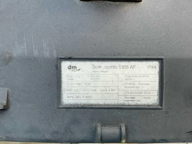 2020 dm combi 1305 af bouwaansluitkast - afbeelding 5 van  5