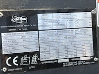 2020 doosan d25gp heftruck (demotoestel) - afbeelding 28 van  34
