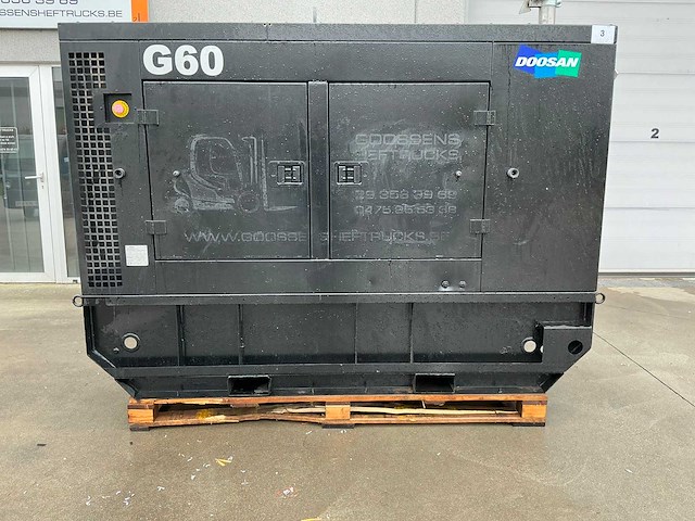 2020 doosan g60 noodstroomaggregaat - afbeelding 1 van  5