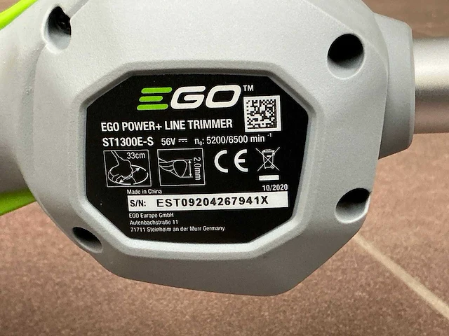 2020 ego st1300e-s accu kantenmaaier - afbeelding 5 van  5