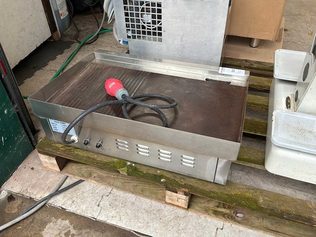 2020 electric griddle eg-738-2 bakplaat rvs - afbeelding 2 van  3