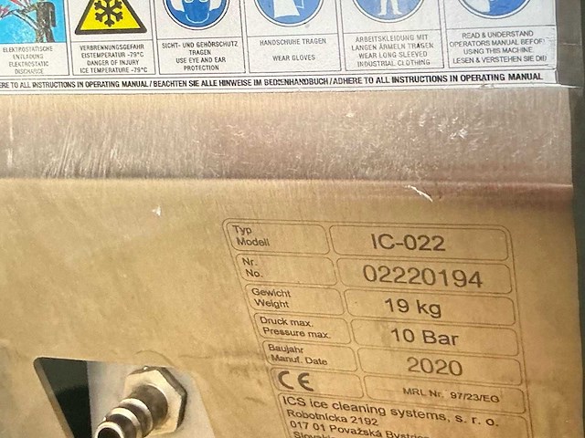 2020 evo ic-022 professioneel reinigingstoestel voor industriële toepassingen - afbeelding 4 van  5