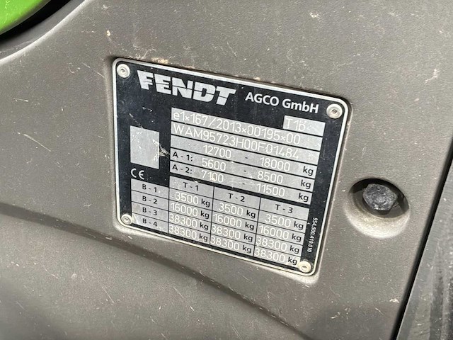 2020 fendt 930 vario landbouwtractor 4wd - afbeelding 57 van  57