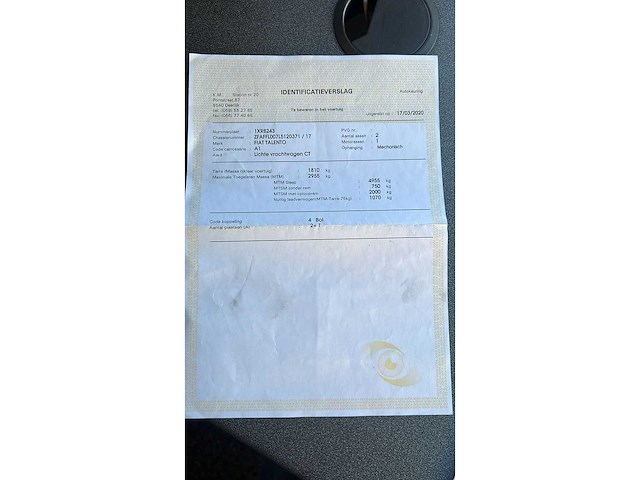 2020 fiat talento 2.0 multijet auto - afbeelding 11 van  16