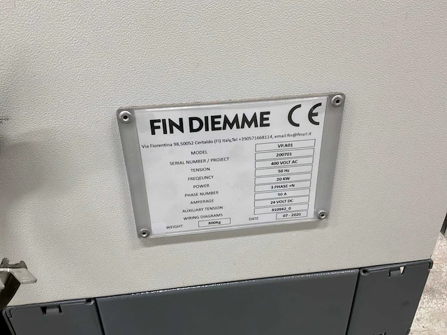 2020 fin-diemme vp.a01 lijm- en doseermachine - afbeelding 10 van  14