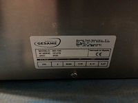 2020 gesame mh-100 met voetpedaal vormmachine - afbeelding 2 van  5