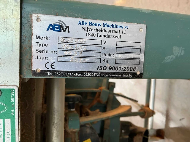 2020 gjerde 1603nl tafelcirkelzaagmachine - afbeelding 2 van  10