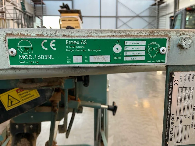 2020 gjerde 1603nl tafelcirkelzaagmachine - afbeelding 8 van  10